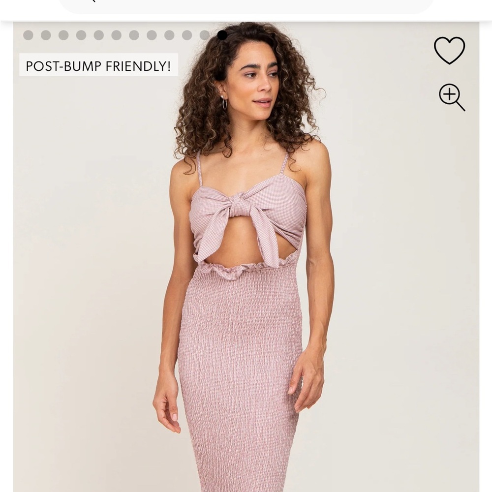 Pink Blush Chic Maternity Dress